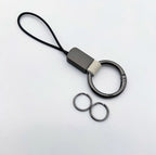 Keychain Holder Light Gray Off White | Kelmera