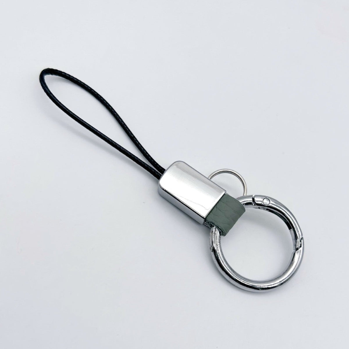 Keychain Holder Light Gray Off White | Kelmera