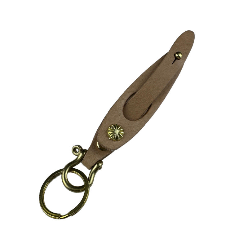 Keychain Holder Natural Brown | Kelmera