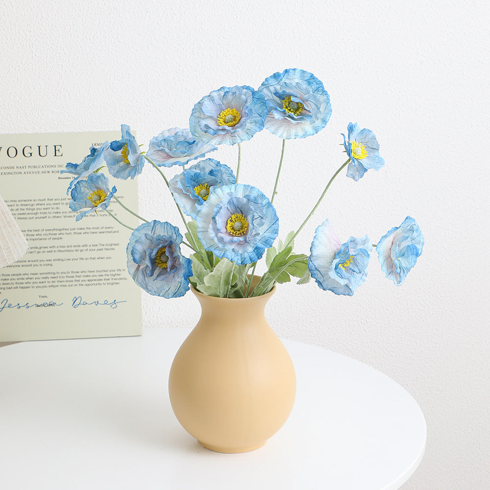 Ladieselegant Artificial Poppy Flower Bouquet | Kelmera