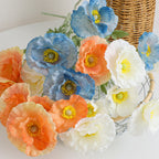 Ladieselegant Artificial Poppy Flower Bouquet | Kelmera