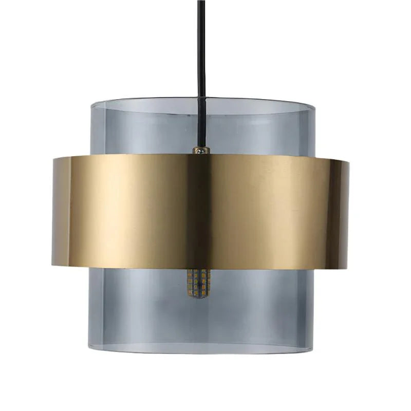 Pinebrook Ring Glass Pendant Light-Kelmera