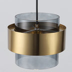 Pinebrook Ring Glass Pendant Light-Kelmera