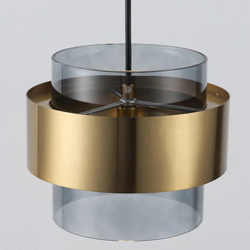 Pinebrook Ring Glass Pendant Light-Kelmera