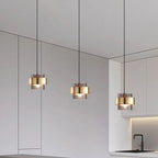 Pinebrook Ring Glass Pendant Light-Kelmera