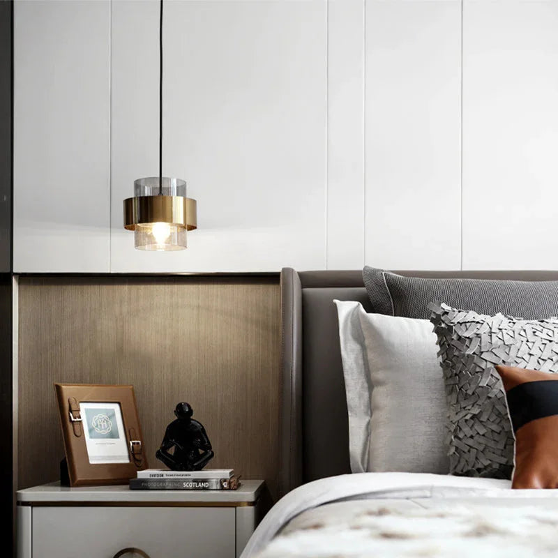 Pinebrook Ring Glass Pendant Light-Kelmera