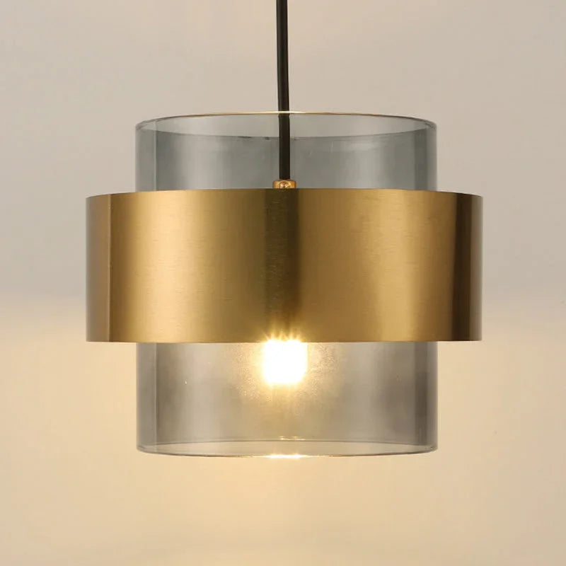 Pinebrook Ring Glass Pendant Light-Kelmera