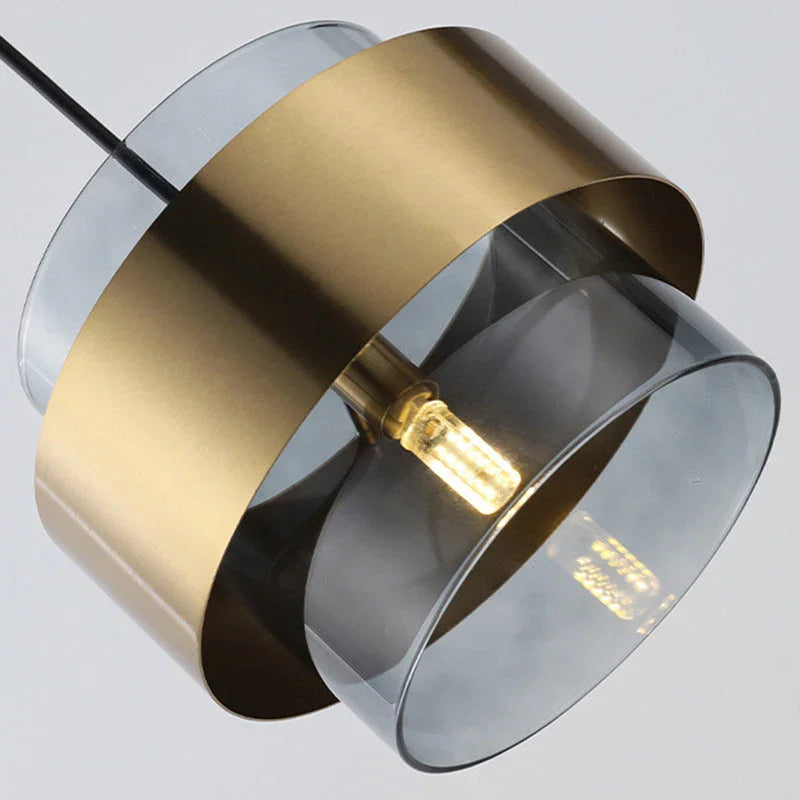 Pinebrook Ring Glass Pendant Light-Kelmera
