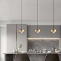 Pinebrook Ring Glass Pendant Light-Kelmera