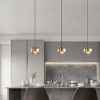 Pinebrook Ring Glass Pendant Light-Kelmera