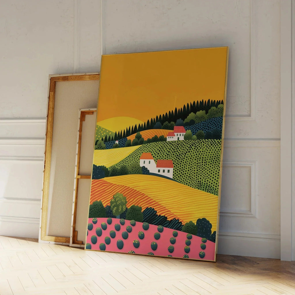 Lamego Nature Landscape Canvas Print | Kelmera