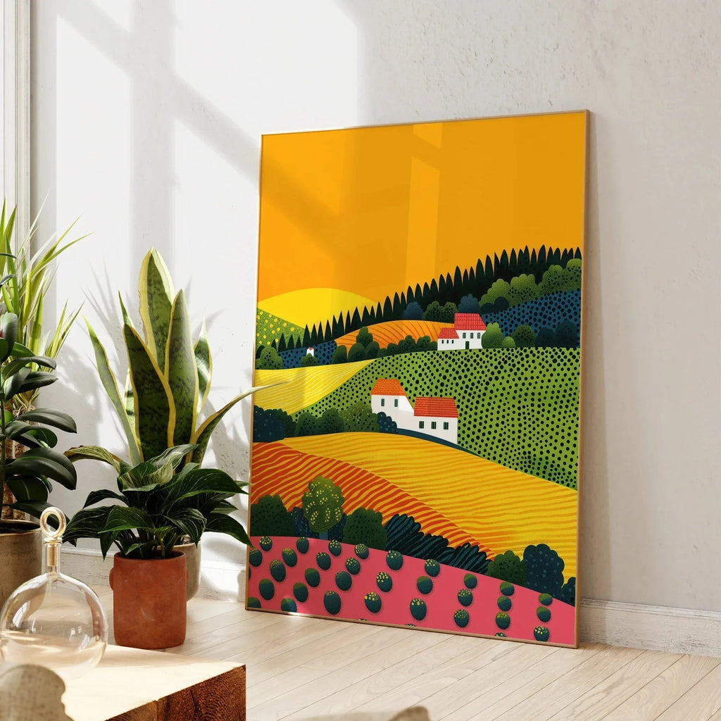 Lamego Nature Landscape Canvas Print | Kelmera