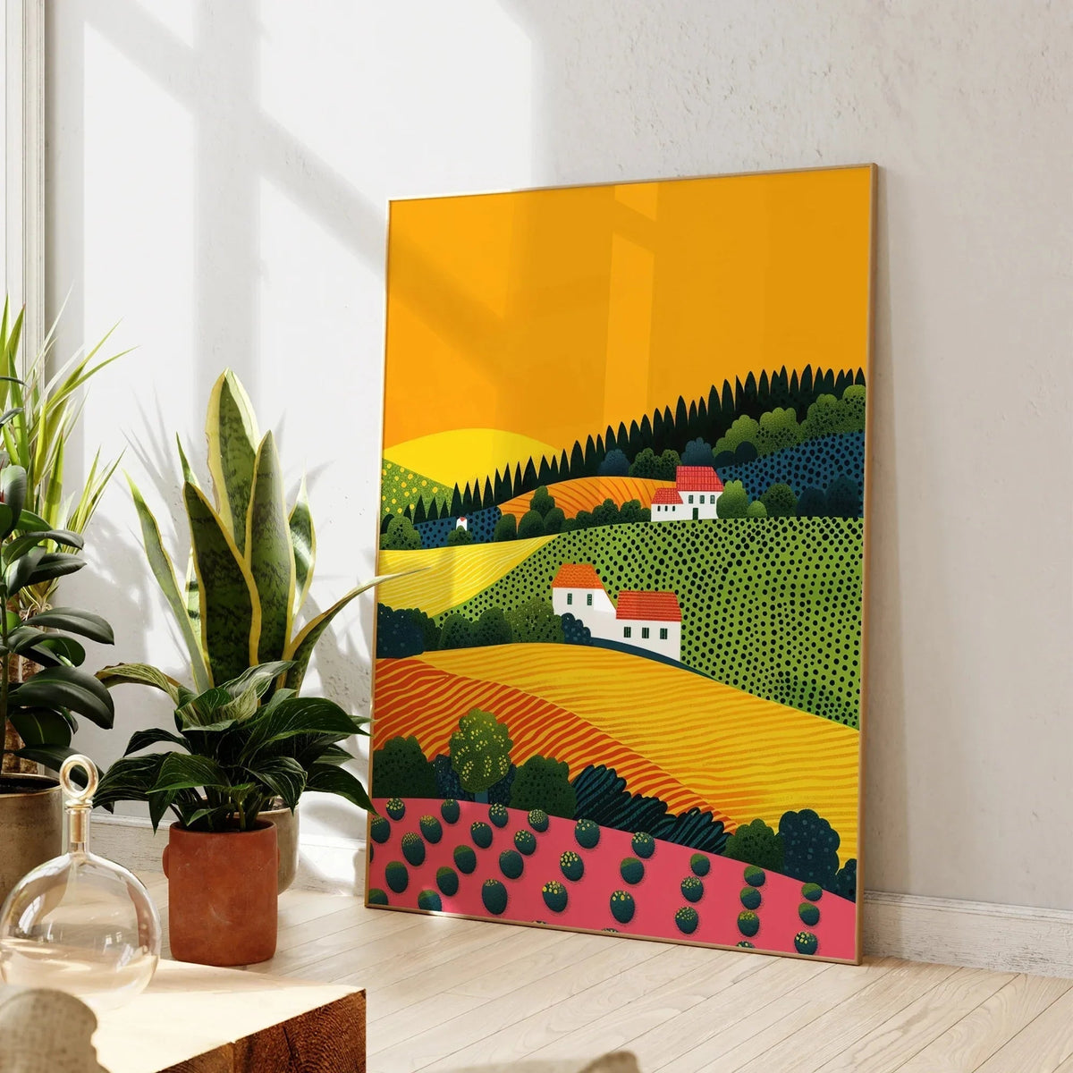 Lamego Nature Landscape Canvas Print | Kelmera