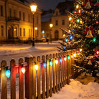 Large Classic Bulb LED Patio String Lights | Kelmera