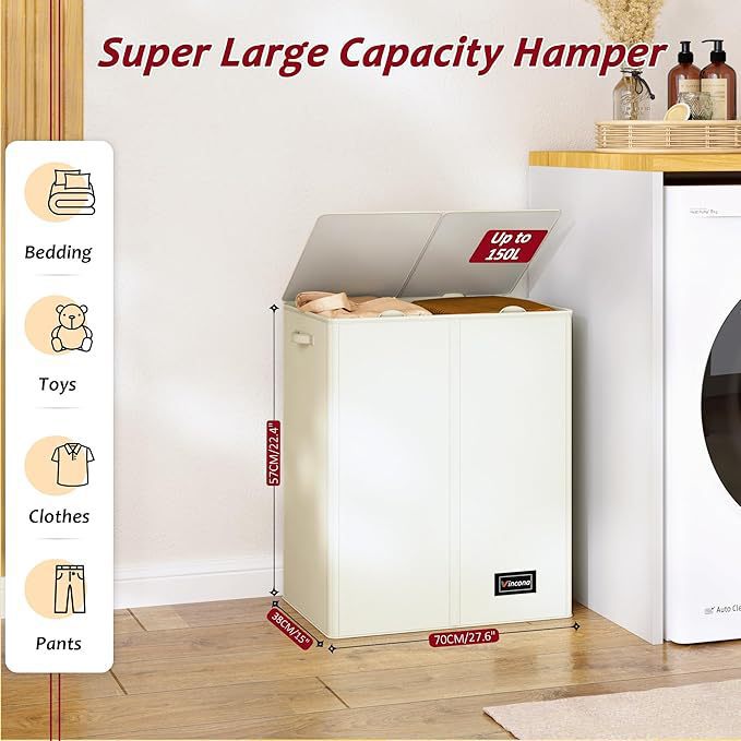 Large Storage Chest with Lid and Interior Compartments | Kelmera