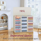 Large Storage Chest with Lid and Interior Compartments | Kelmera