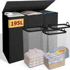 Large Storage Chest with Lid and Interior Compartments | Kelmera
