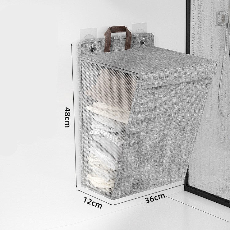 Laundry Basket Beige Gray | Kelmera