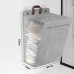 Laundry Basket Beige Gray | Kelmera