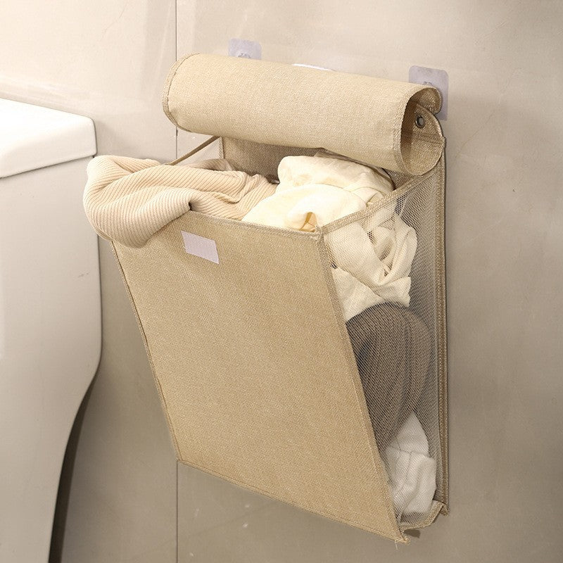 Laundry Basket Beige Gray | Kelmera