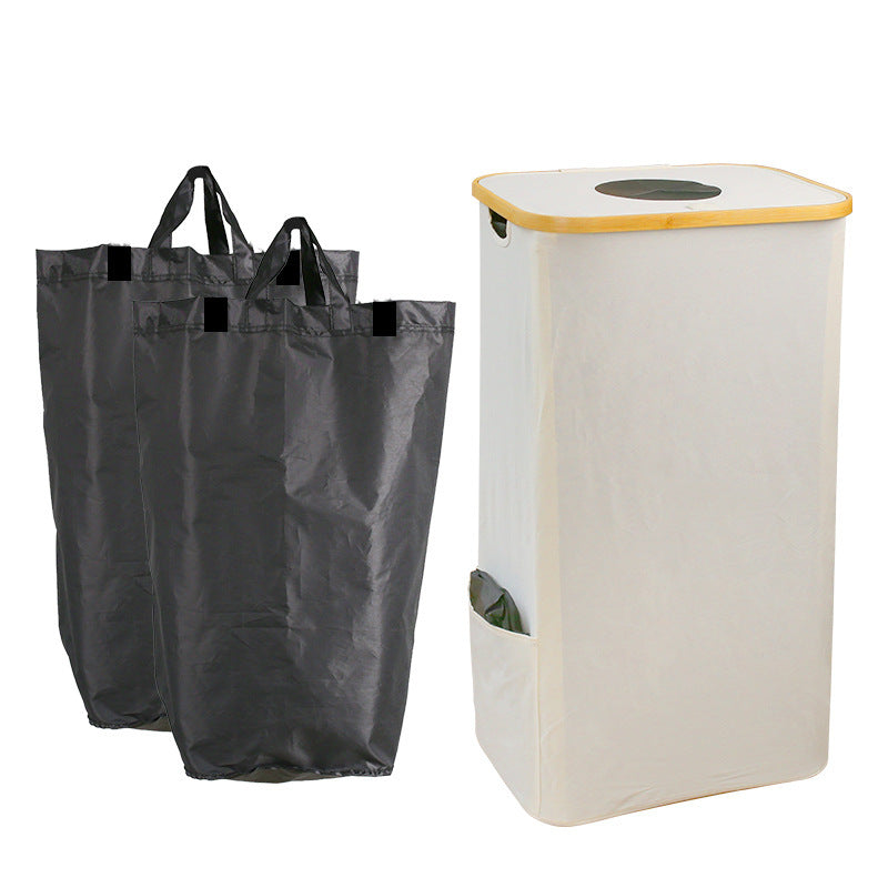 Laundry Basket Black Beige | Kelmera