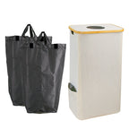Laundry Basket Black Beige | Kelmera