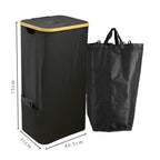 Laundry Basket Black Beige | Kelmera