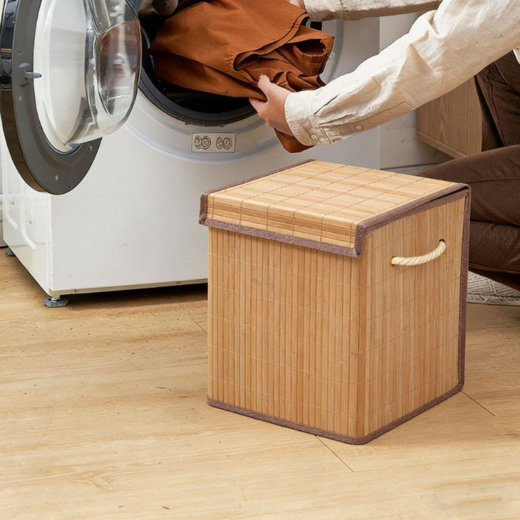 Laundry Basket made of Natural Bamboo | Kelmera