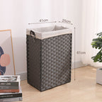 Laundry Basket Off White Blue | Kelmera