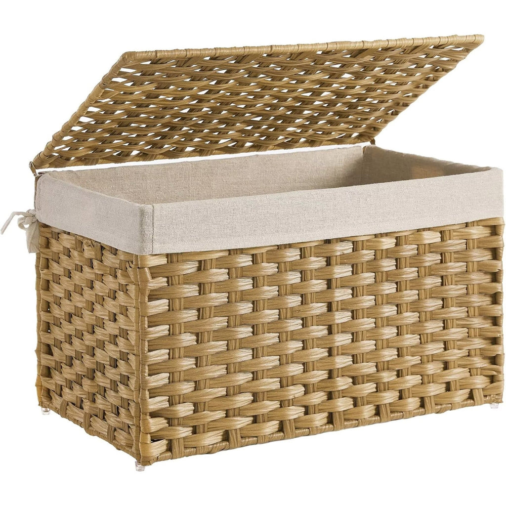 Laundry Basket Off White Blue | Kelmera