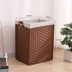Laundry Basket Off White Blue | Kelmera