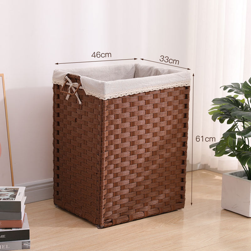 Laundry Basket Off White Blue | Kelmera