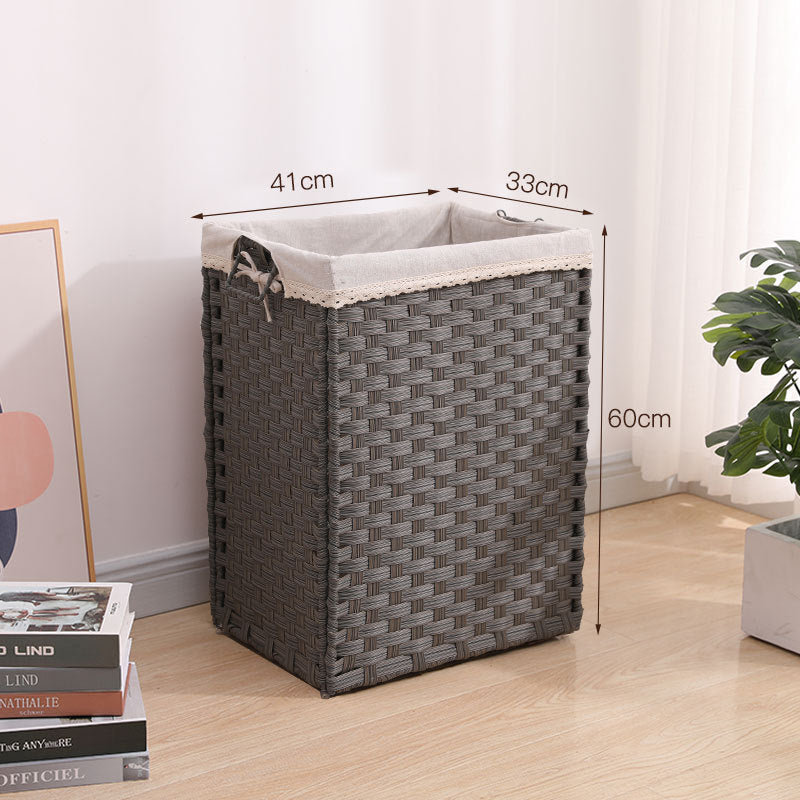 Laundry Basket Off White Blue | Kelmera