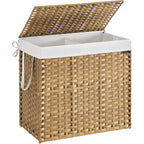 Laundry Basket Off White Blue | Kelmera