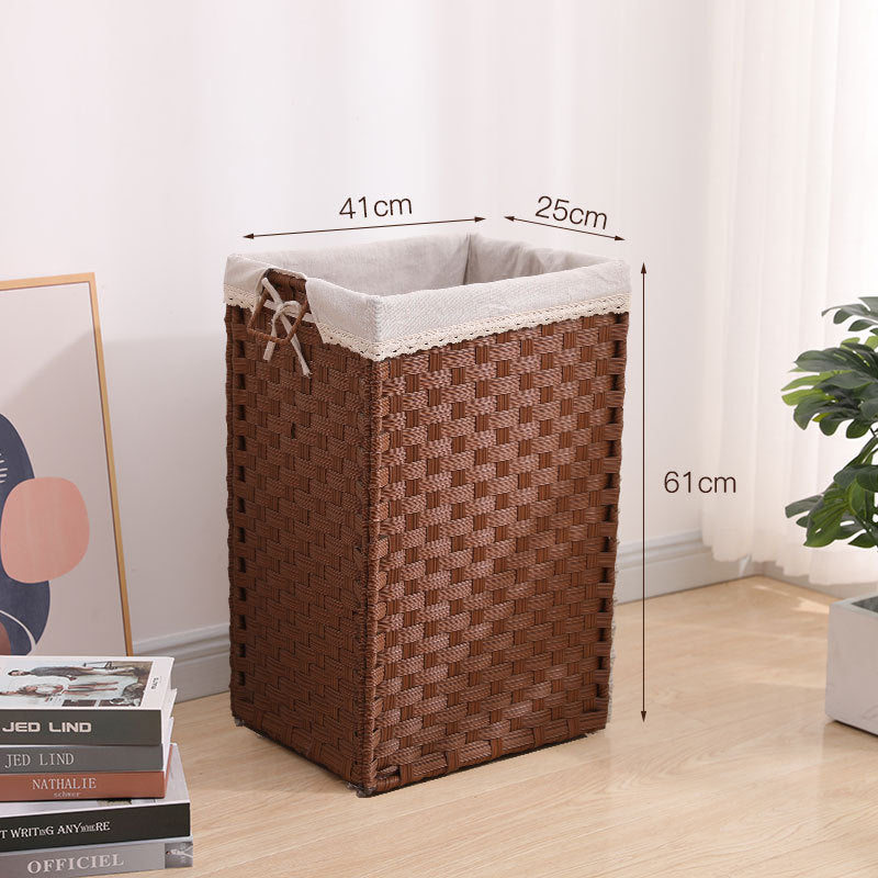 Laundry Basket Off White Blue | Kelmera