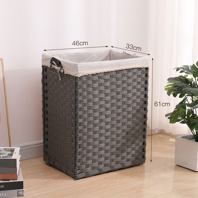 Laundry Basket Off White Blue | Kelmera