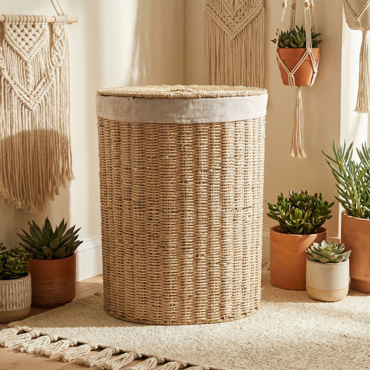 Laundry Basket Soft Textile | Kelmera