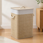 Laundry Basket with Lid and Handle | Kelmera