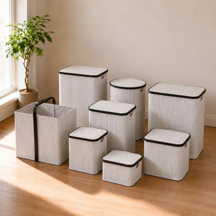 Laundry Basket with Lid and Handles | Kelmera