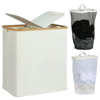 Laundry Basket with Lid and Shelf Table | Kelmera