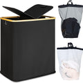 Laundry Basket with Lid and Shelf Table | Kelmera