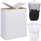 Laundry Basket with Lid and Shelf Table | Kelmera