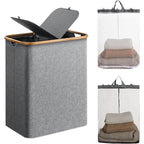 Laundry Basket with Practical Lid and Carrying Handles | Kelmera