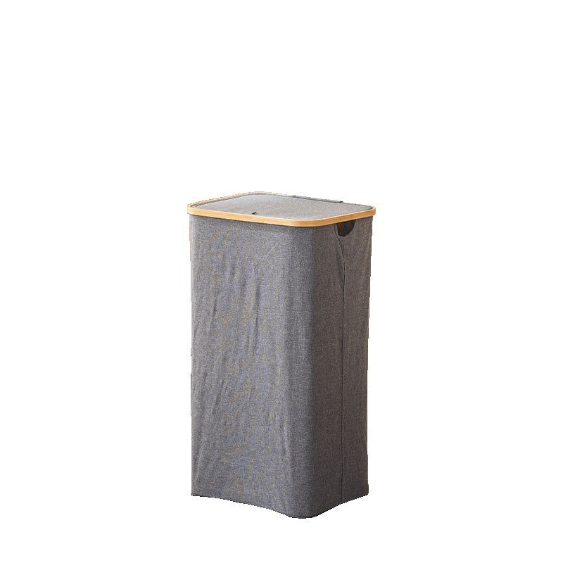 Laundry Basket with Removable Lid and Bamboo Frame | Kelmera