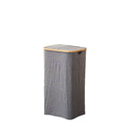 Laundry Basket with Removable Lid and Bamboo Frame | Kelmera