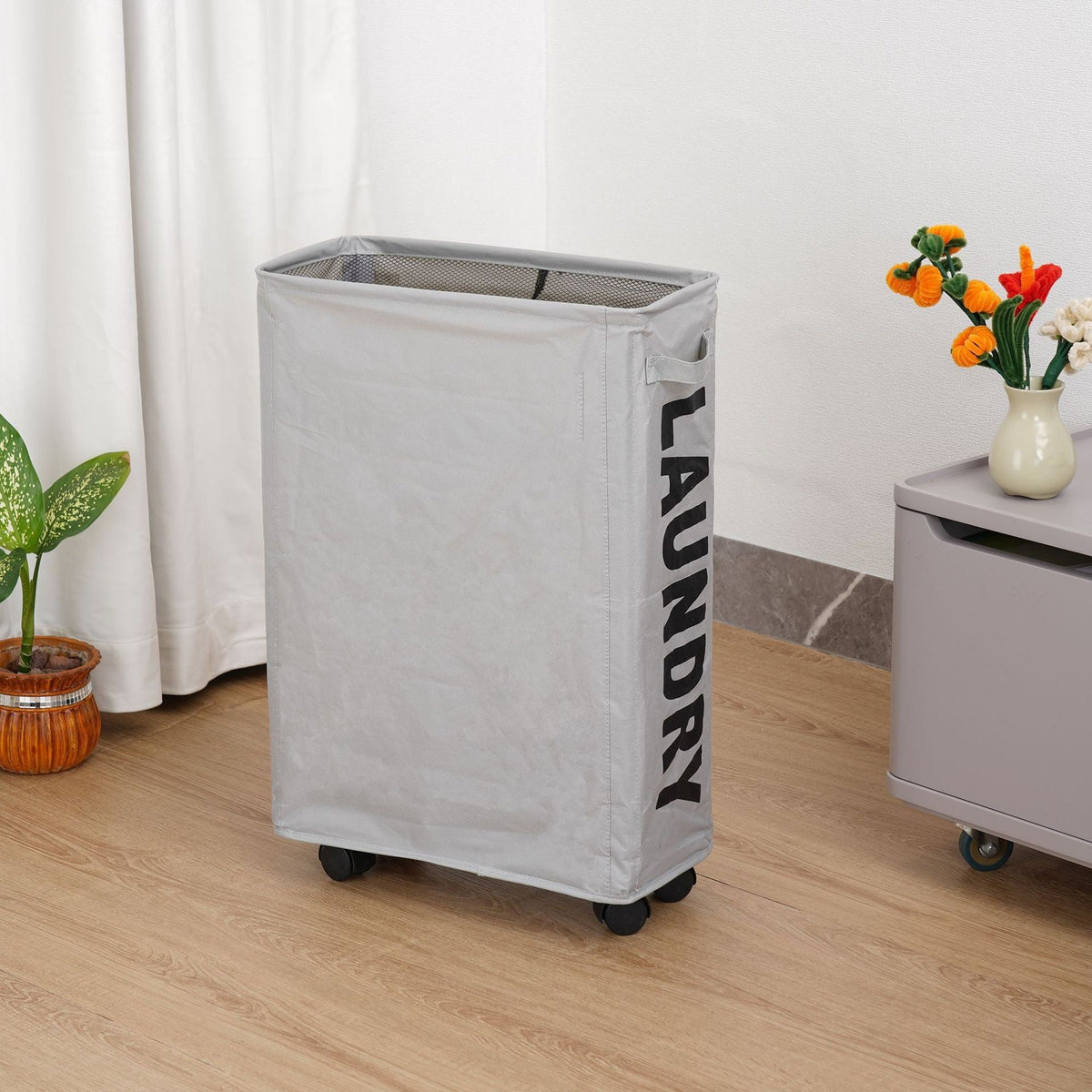 Laundry Basket with Wheels | Kelmera