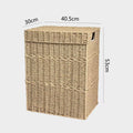 Laundry Basket Woven Natural Fiber Stackable | Kelmera