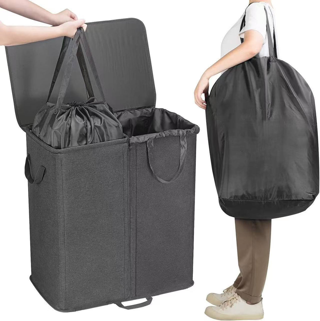 Laundry Container with Separating Compartments | Kelmera