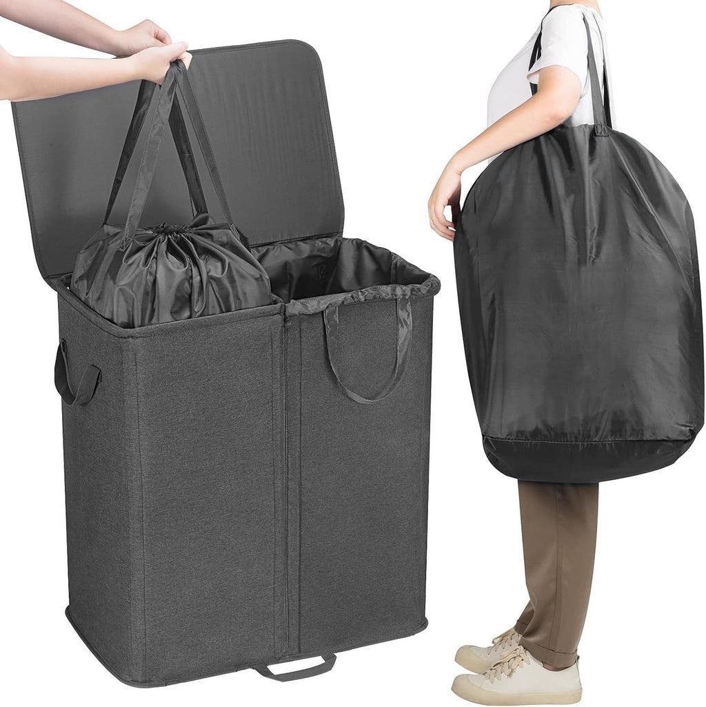Laundry Container with Separating Compartments | Kelmera
