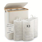 Laundry Separation System with Bamboo Lid | Kelmera